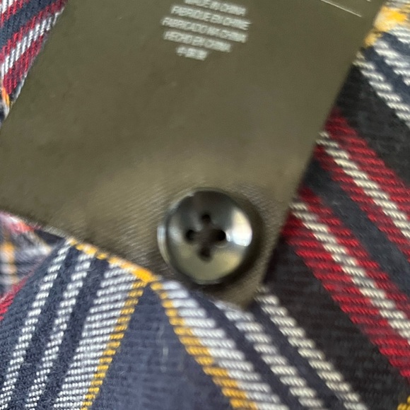 Volcom Plaid Flannel Long Sleeve Button Down Shirt - Picture 4 of 5